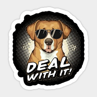 Deal with it Sticker